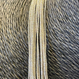 Multi Strand Sparkly Silver Cord Necklace