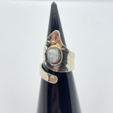 Sterling Silver Moonstone Size 7-9 Ring