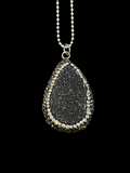 Druzy Pave Stones Necklace