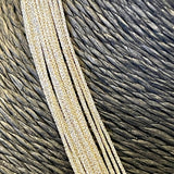 Multi Strand Sparkly Silver Cord Necklace