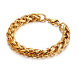 Gold 10mm Link Bracelet