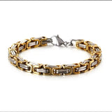 Gold Silver Bike 6mm Link Chain Bracelet