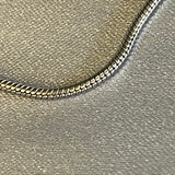 Sterling Silver Simple Snake Chain Bracelet