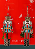 Christmas Nutcracker Drop Earrings