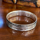 Sterling Silver Spinner Bangle Bracelet