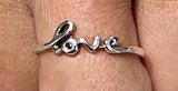 Sterling Silver Love Ring