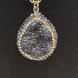 Druzy Pave Stones Necklace