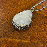 Druzy Pave Stones Necklace