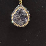 Druzy Pave Stones Necklace