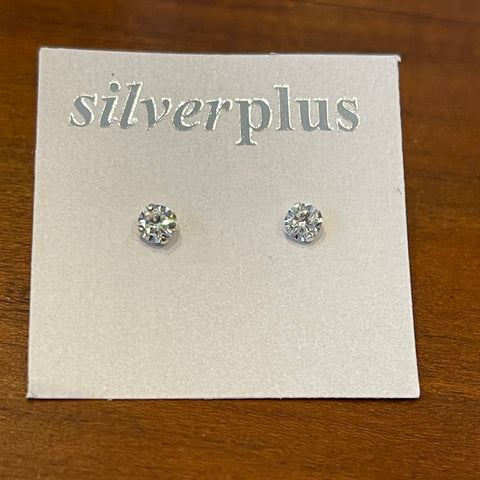 Sterling Silver Beautiful Sparkly Dainty Earrings
