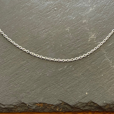 Sterling Silver Belcher Chain Necklace 16”