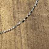 Sterling Silver Belcher Chain Necklace 1.4mm