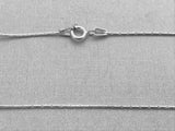 Sterling Silver Liquid Silver Chain 1mm