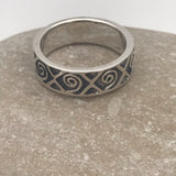 Sterling Silver Unisex Ethnic Ring