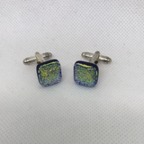 Cufflinks hand made glass