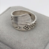 Sterling Silver Fishy Tail Crossover Ring