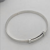 Sterling Silver Interlocking Adjustable Bracelet