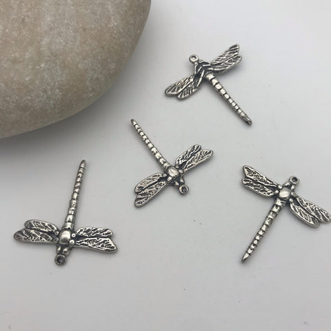 Sterling Silver Dragonfly Fly Pendant