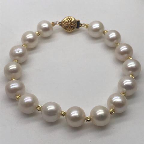 Children's Freshwater Cultured Pearl Bracelet, 14K Yellow Gold – Fortunoff  Fine Jewelry