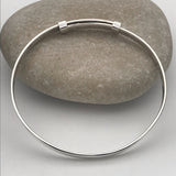 Sterling Silver Interlocking Adjustable Bracelet