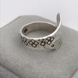 Sterling Silver Fishy Tail Crossover Ring