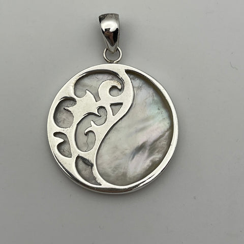 Shell With Scroll Pendant